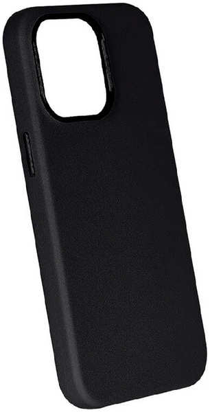 Кожанная накладка Leather Case c Mag Safe для Apple Iphone 15 Pro (черная) 9641415402