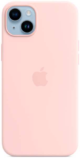 Apple Силиконовая накладка для iPhone 14 (SC) розовая