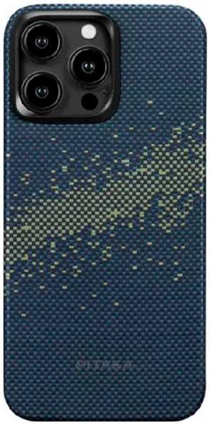 Apple Кевларовая накладка Pitaka MagEZ Case 4 для iPhone 15 Pro Milky Way Galaxy (млечный путь) 9641416752