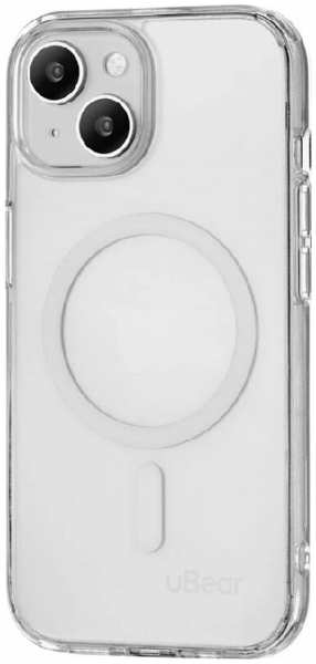Противоударная накладка Clear Case с MagSafe для Apple iPhone 15 прозрачная TK