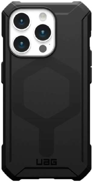 Apple Противоударная пластиковая накладка UAG Essential Armor MagSafe для iPhone 15 Pro черная 9641421543
