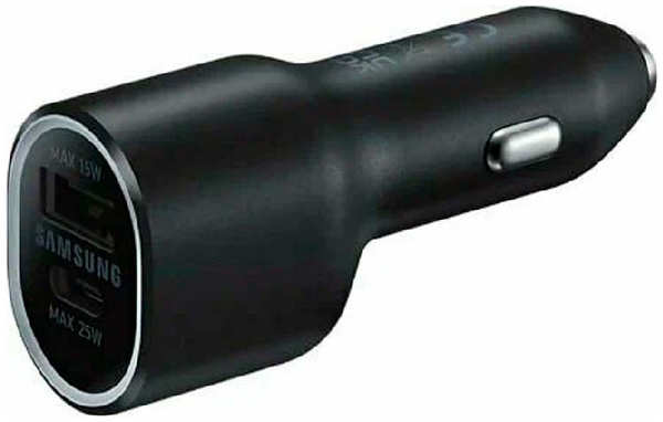 Автомобильное зарядное устройство Samsung Duo USB 15W/Type-C 25W EP-L4020 Black (EAC) 9641423497