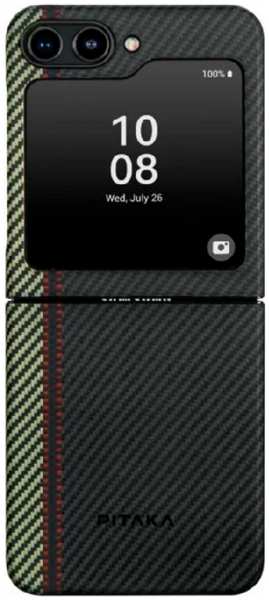Кевларовая накладка Pitaka Fusion weaving Magez Case3 для Samsung Galaxy Flip5 Overture