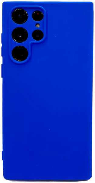Силиконовая накладка для Samsung Galaxy S23 Ultra (SC) синяя Partner