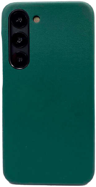 Пластиковая накладка KZDOO NOBLE COLLECTION для Samsung Galaxy S23 под кожу зеленая