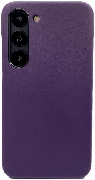 Пластиковая накладка KZDOO NOBLE COLLECTION для Samsung Galaxy S23 под кожу фиолетовая