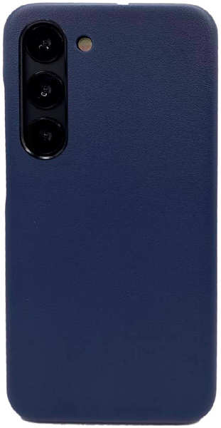 Пластиковая накладка KZDOO NOBLE COLLECTION для Samsung Galaxy S23 под кожу синяя 9641424428