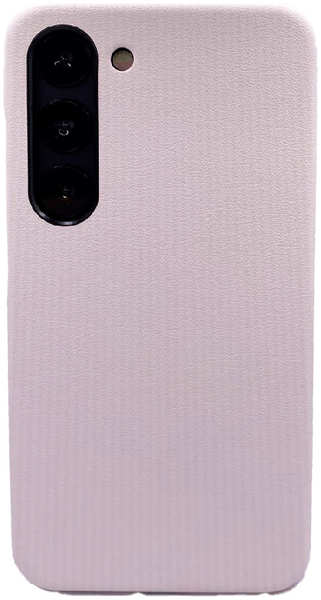 Пластиковая накладка KZDOO NOBLE COLLECTION для Samsung Galaxy S23 под кожу белая