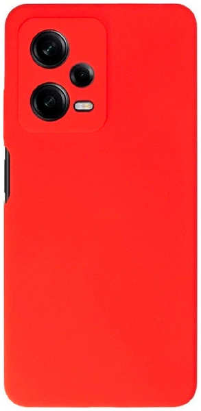 Силиконовая накладка для Xiaomi Redmi Note 12 Pro/Poco X5 Pro(5G) (SC) красный 9641424859