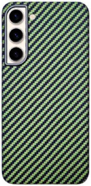 Пластиковая накладка KZDOO KEVLAR для Samsung Galaxy S23 Plus зеленая 9641424882