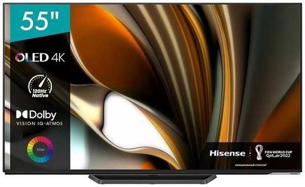 55″ Телевизор Hisense 55A85H, OLED, 4K Ultra HD, черный 9641427326