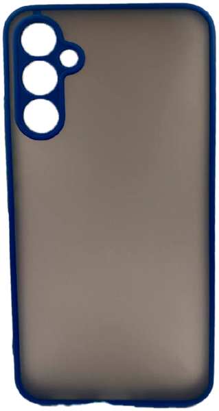 Пластиковая накладка NEW Skin для Samsung Galaxy А34 затемненная синий кант 9641427367