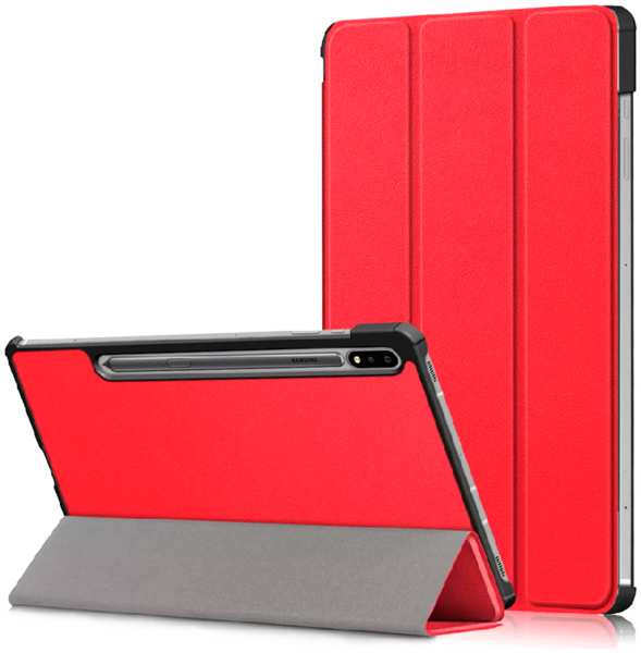 Чехол-книжка для Samsung Galaxy Tab S8/S7 (T870/T875) красный 9641441864