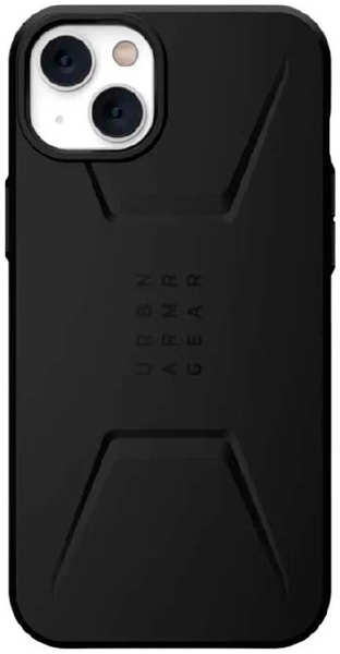 Apple Противоударная пластиковая накладка UAG Civilian MagSafe для iPhone 14 Plus черная 9641443655