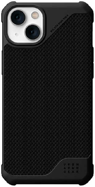 Apple Противоударная пластиковая накладка UAG Metropolis MagSafe для iPhone 14 Plus черная 9641443656