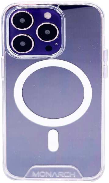 Apple Противоударная накладка MONARCH MagSafe для iPhone 14 Pro прозрачная 9641443664