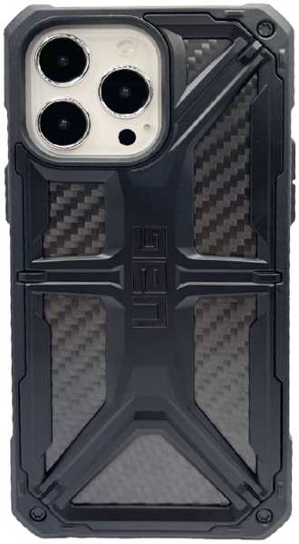 Apple Противоударная пластиковая накладка UAG Monarch для iPhone 14 Pro карбон черная