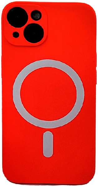 Apple Силиконовая накладка Fashion case Magnetic для iPhone 13 Pro Max (SC) красная 9641444151