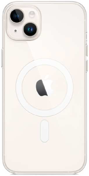 Apple Пластиковая накладка Clear Case MagSafe для iPhone 14 Plus прозрачная 9641445454