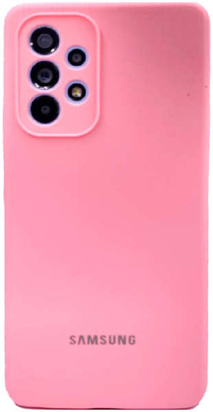 Силиконовая накладка для Samsung Galaxy А53 Premium (SC) розовая Partner 9641447614