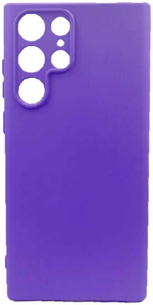 Силиконовая накладка для Samsung Galaxy S22 Ultra ярко-фиолетовая Partner 9641460455