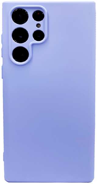 Силиконовая накладка для Samsung Galaxy S22 Ultra фиолетовая Partner 9641460844