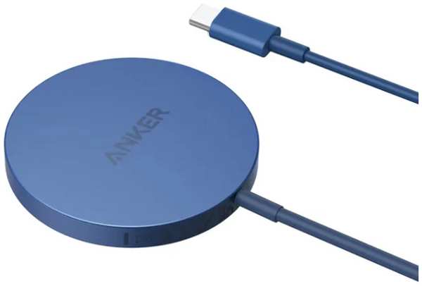 Беспроводное зарядное устройство Anker PowerWave Select+ Magnetic Pad 15W A2566 синее 9641461007