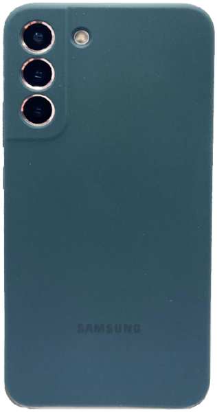 Силиконовая накладка для Samsung Galaxy S22 Plus Silicone Cover зеленая 9641461689
