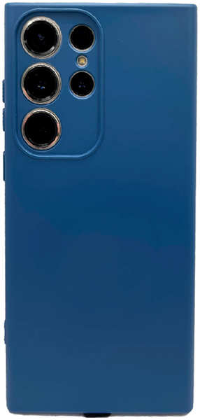 Силиконовая накладка Monarch для Samsung Galaxy S23 Ultra синяя 9641463162