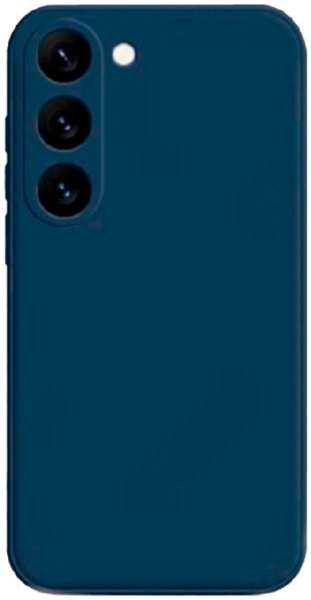 Силиконовая накладка Monarch для Samsung Galaxy S23 Plus синяя 9641463163