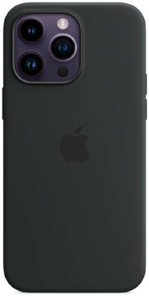 Apple Силиконовая накладка Silicone Case с MagSafe для iPhone 14 Pro Max черная UAE 9641464151