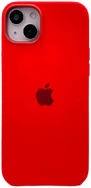 Apple Силиконовая накладка Silicone Case с MagSafe для iPhone 14 красная UAE 9641464361