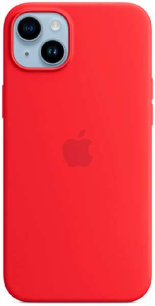 Apple Силиконовая накладка Silicone Case с MagSafe для iPhone 14 Plus красная UAE 9641464365