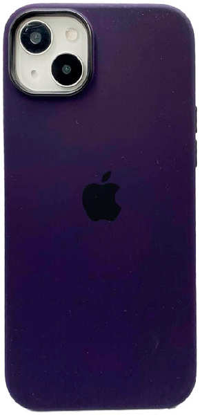 Apple Силиконовая накладка Silicone Case с MagSafe для iPhone 14 Plus фиолетовая UAE