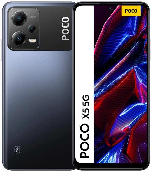 Мобильный телефон Xiaomi Poco X5 5G 6/128Gb черный 9641465734
