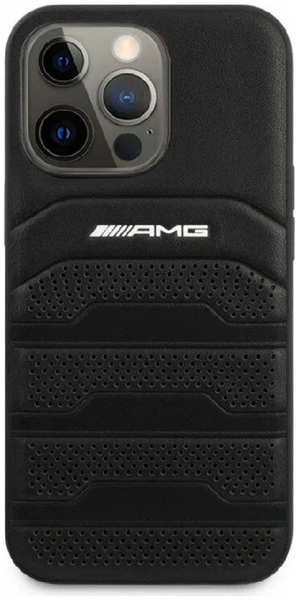 Apple Чехол CG Mobile AMG Leather Debossed lines Hard для iPhone 14 Pro цвет Черный 9641470326