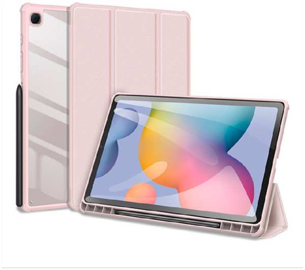 Чехол-книжка DUX DUCIS Toby Series для Samsung Galaxy Tab S6 Lite (P610) розовая 9641471118