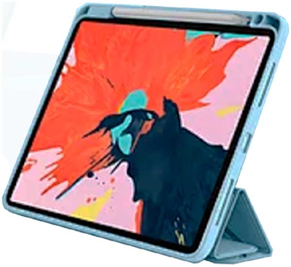 Apple<=iphone|ipad|ipod|macbook Чехол-книжка WiWU Protective Case для iPad 12.9″ голубой 9641471129