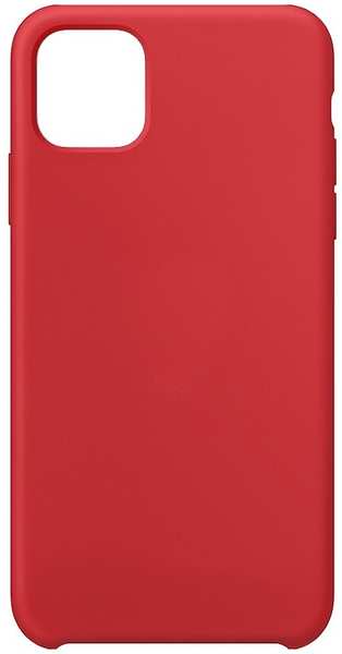 Apple Силиконовая накладка FasiON для iPhone 11 Pro Max (SC) красная 9641473299