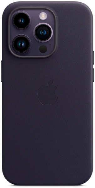 Чехол Apple iPhone 14 Pro Leather Case with MagSafe - Ink / Чернильный (EAC) 9641473976