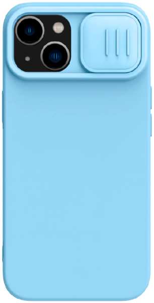 Apple Силиконовая накладка для iPhone 14 Plus (SC) голубая Partner