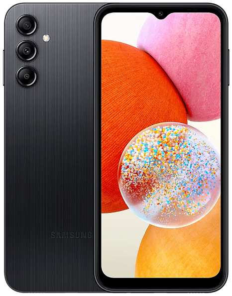 Мобильный телефон Samsung Galaxy A14 4/64Gb черный ЕАС 9641476916