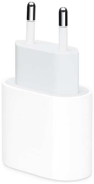 Сетевое зарядное устройство Apple 20W USB-C Power Adapter (MHJE3ZM/A) белый (ЕАС) 9641479315