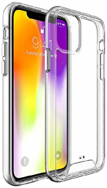 Apple Силиконовая накладка NEW для iPhone 13 прозрачная 9641480410