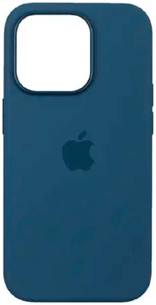 Apple Пластиковая накладка AG Glass case MagSafe для iPhone 14 синяя