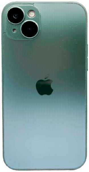 Apple Пластиковая накладка AG Glass case MagSafe для iPhone 14 Plus зеленая
