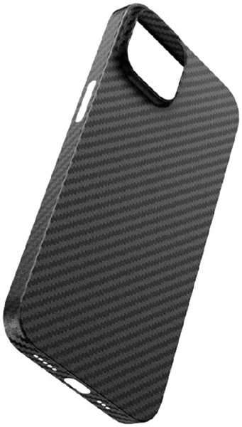 Apple Пластиковая накладка Hoco MagSafe для iPhone 14 Pro Max под карбон черная 9641482413