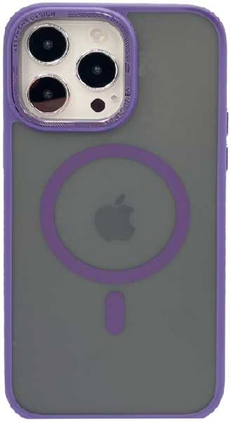 Противоударная накладка Usams серия для Apple iPhone 14 Pro фиолетовый кант 9641485545