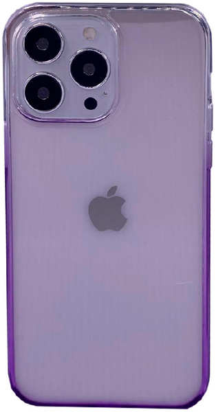Противоударная накладка Usams серия для Apple iPhone 14 Pro Max фиолетовый кант 9641485584
