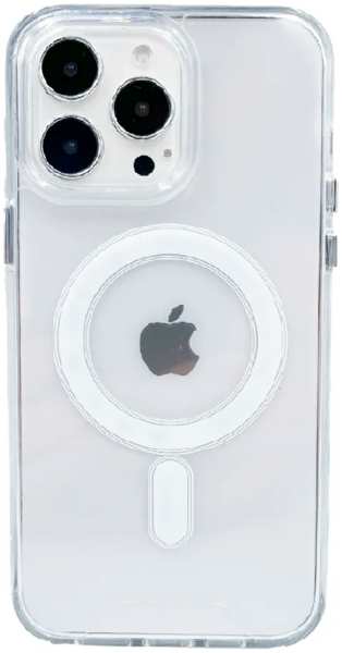 Противоударная накладка Usams серия для Apple iPhone 14 Plus фиолетовый кант 9641485588